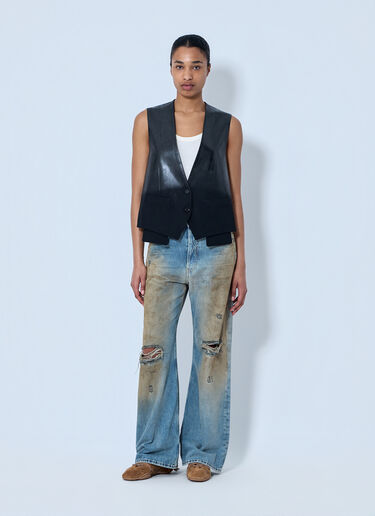 Acne Studios Tailored Sleeveless Waistcoat Black acn0264036