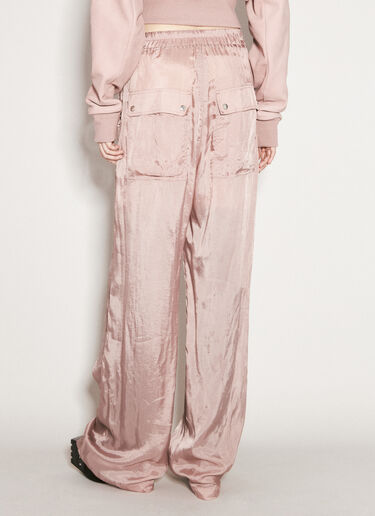 Rick Owens Satin Track Pants Pink ric0255001