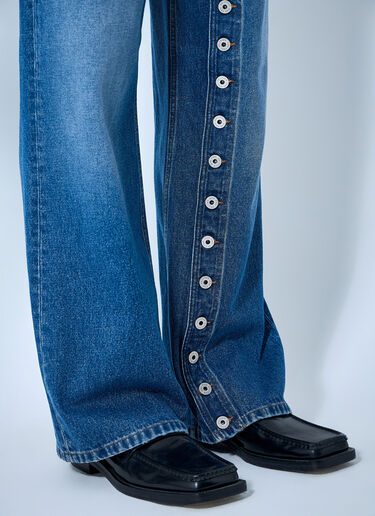 Jean Paul Gaultier 系扣牛仔裤  蓝色 jpg0160002