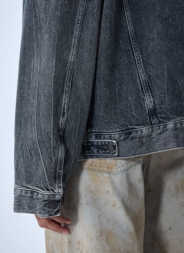 Acne Studios Hooded Denim Jacket Black acn0163027