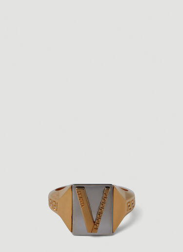 Versace V Greca シグネチャーカフリング ゴールド ver0150024
