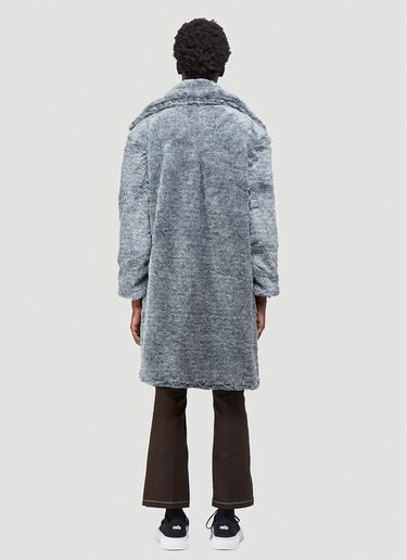 Youths In Balaclava Faux-Fur Coat Grey yib0142006