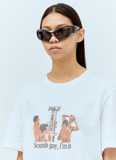 Carne Bollente Sounds Gay, I'm In T-Shirt White cbn0356002