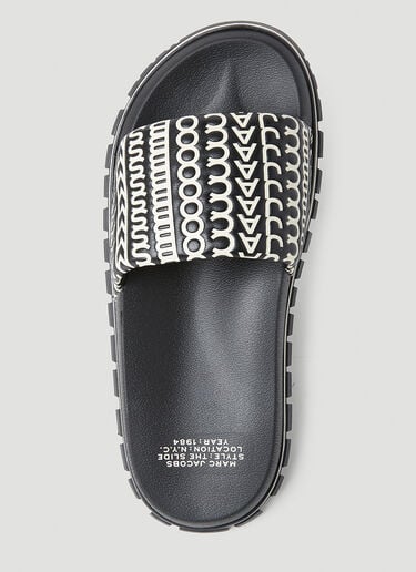Monogram Slides Marc Jacobs Monogram Slides Black mcj0251020
