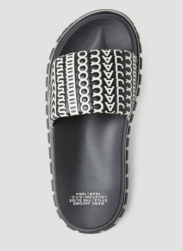 Marc Jacobs Monogram Slides Black mcj0251020