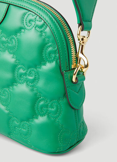 Gucci GG Matelassé Dome Shoulder Bag Green guc0250144