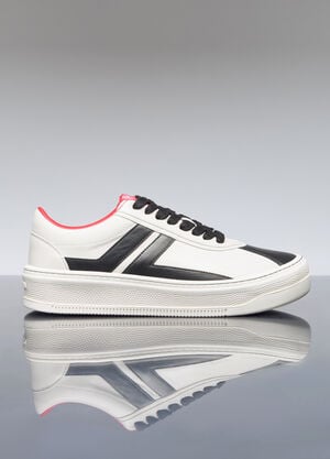 Lanvin Cash Leather Sneakers Black lnv0158001