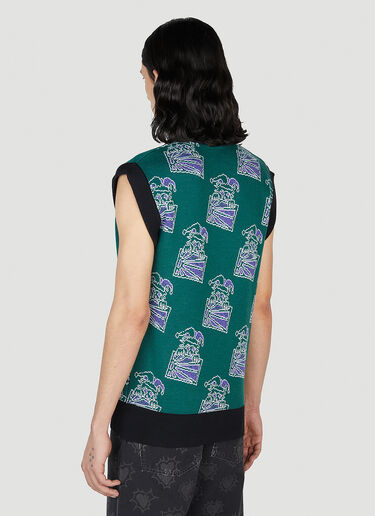 Rassvet Clown Sleeveless Sweater Green rsv0152006