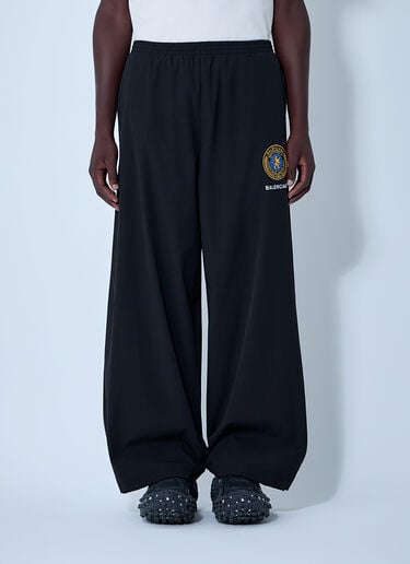 Logo Motif Track Pants Balenciaga Logo Motif Track Pants Black bal0161004