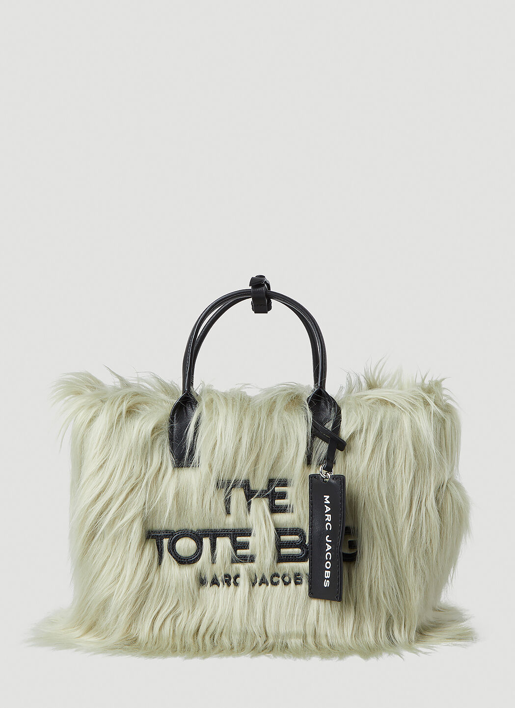 Marc Jacobs Faux Fur Mini Tote Bag in Green LN CC