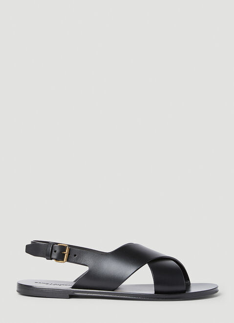 Saint Laurent Mojave Sandals Black sla0154027