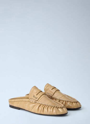 LN-CC® - Saint Laurent: Le Loafers Mules - Beige Saint Laurent Le Loafers Mules Beige sla0263039