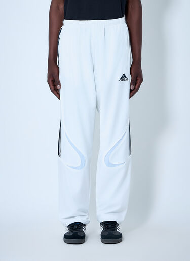 adidas Track Pants in Technical Fabric White adi0164006