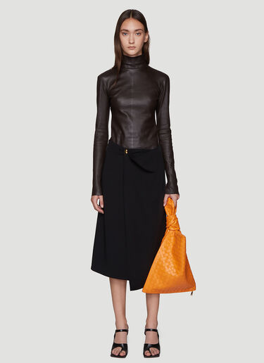 Gabardine Skirt Bottega Veneta Gabardine Skirt Black bov0239023
