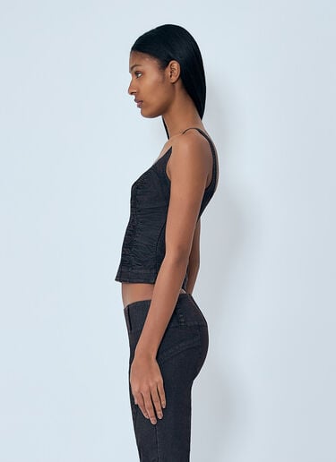 Miss Sixty x KNWLS Ruched Top Black msk0263019