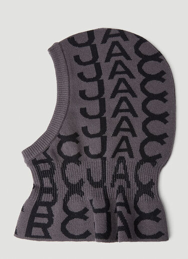 Marc Jacobs Monogram Intarsia Balaclava Grey mcj0251013