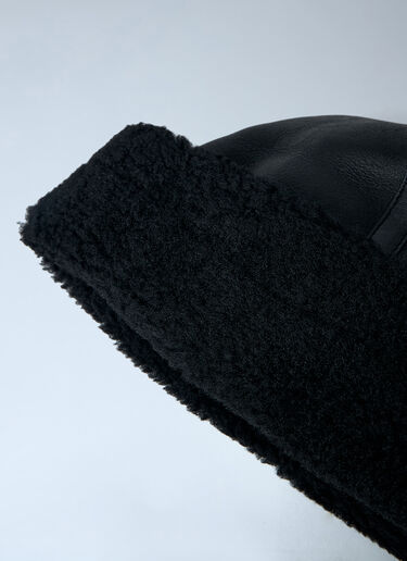TOTEME Shearling-Lined Winter Hat Black tot0263093