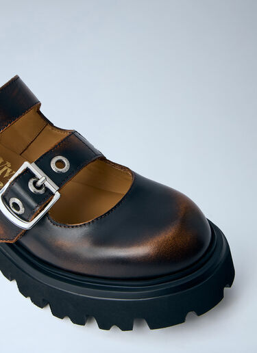 Vivienne Westwood Bacchus Mary Jane Shoes Brown vvw0264017