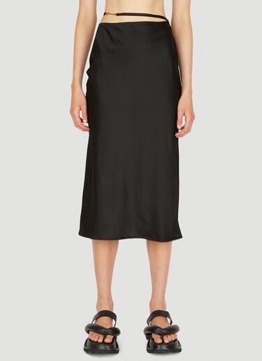 La Jupe Notte Skirt Jacquemus La Jupe Notte Skirt Black jac0250155