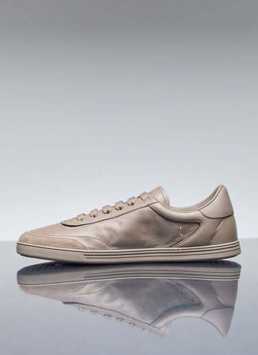 Dolce & Gabbana Saint Tropez 皮革运动鞋 米色 dol0156013