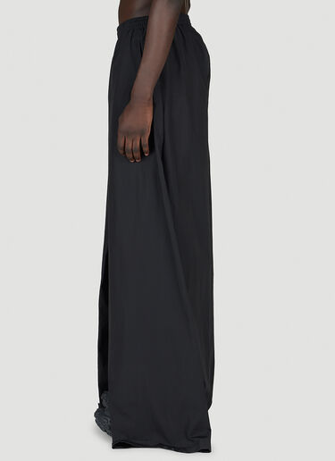 Balenciaga Double-Front Draped Pants Black bal0154003