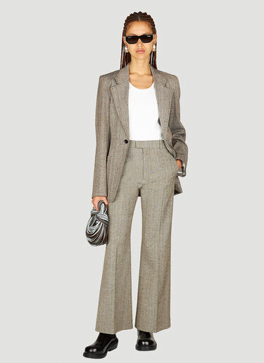 Knotted Melange Pants Bottega Veneta Knotted Melange Pants Grey bov0253081