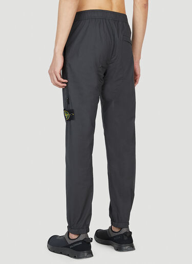 Stone Island 컴퍼스 패치 팬츠 블랙 sto0152034