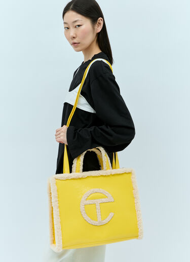 UGG x Telfar 中号皱面托特包 黄色 ugt0254007