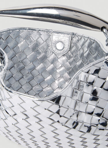 サーディンハンドバッグ Bottega Veneta サーディンハンドバッグ シルバー bov0255058