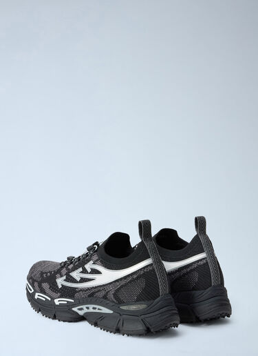 LN-CC® - Off-White: Be Right Back Knit Sneakers - Black Off-White Be Right Back Knit Sneakers Black ofw0164235