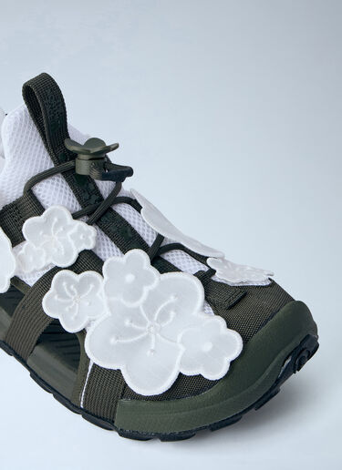 The North Face x Cecilie Bahnsen Floral Appliqué Sandals White tnc0264001