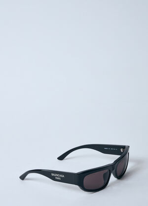 Prada Logo Print Sunglasses Black lpr0157007