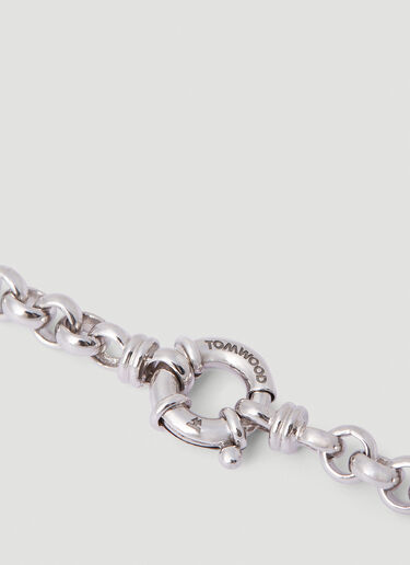 Thick Rolo Chain Necklace Tom Wood Thick Rolo Chain Necklace Silver tmw0351021