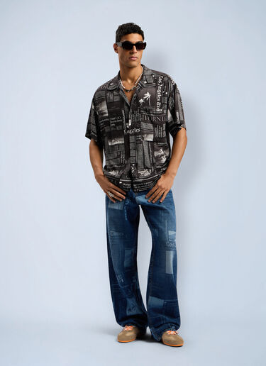 PaxLaTimes Denim Pants Palm Angels PaxLaTimes Denim Pants Blue pma0162037