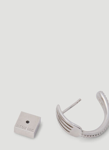 Jacquemus 레 부클 쿠베르 이어링 실버 jac0254106
