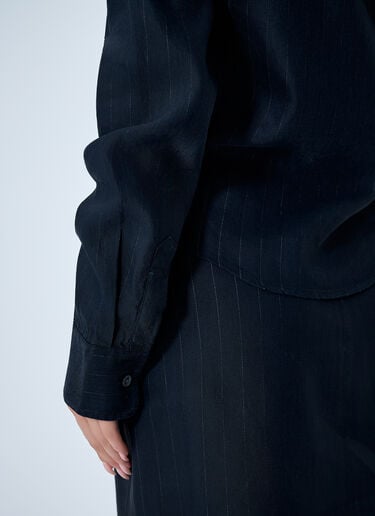 Slim Zip Shirt OUR LEGACY Slim Zip Shirt Black our0262002