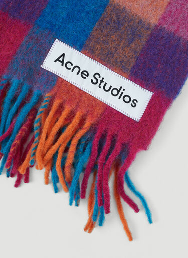 Acne Studios 체크 스카프 멀티컬러 acn0250110
