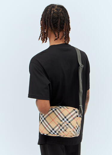Burberry 格纹斜挎包 米色 bur0157042