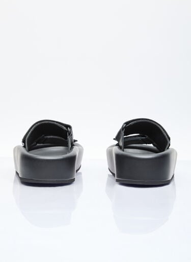 MM6 Maison Margiela 织带厚底便鞋 黑色 mmm0155014