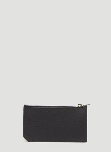 Saint Laurent Fragments Zip Wallet Black sla0134041
