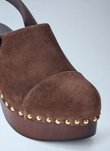 LN-CC® - Chloé: Jeannette Clogs - Brown Chloé Jeannette Clogs Brown chl0265031