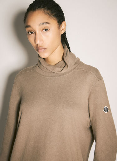 Moncler x Rick Owens Surf Long-Sleeve T-Shirt Beige mcs0358015