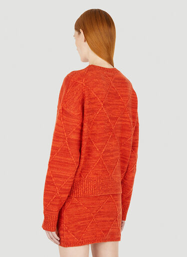 Wynn Hamlyn Mosaic Sweater Orange wyh0249004