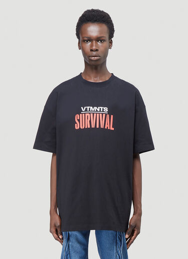 Vetements 10.10 Survival T-Shirt Black vet0310001