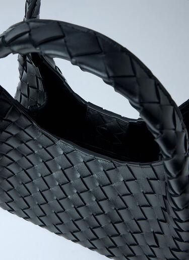 LN-CC® - Bottega Veneta: Campana Small Shoulder Bag - Black Bottega Veneta Campana Small Shoulder Bag Black bov0265029