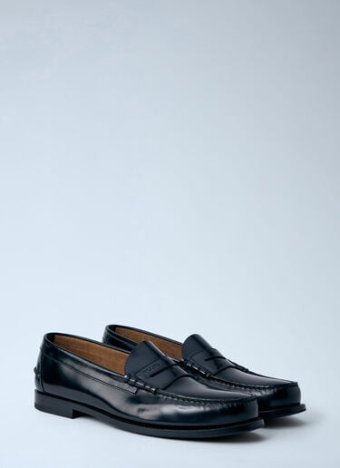 Prada Leather Loafers Black pra0164014