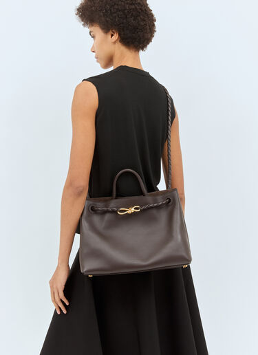 Bottega Veneta 中号 Andiamo 手提包 棕色 bov0258026