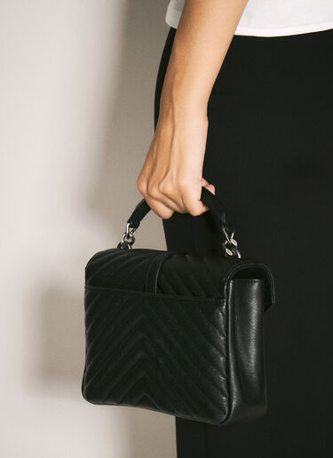 Saint Laurent 学院风单肩包 黑 sla0239057