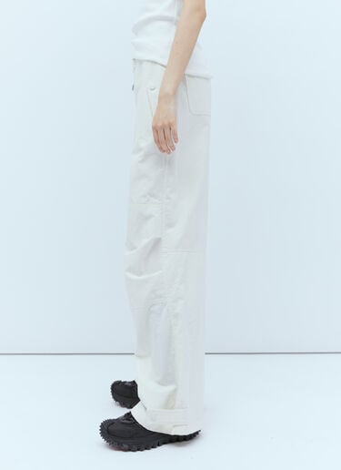 Moncler Drawstring Pants White mon0256013