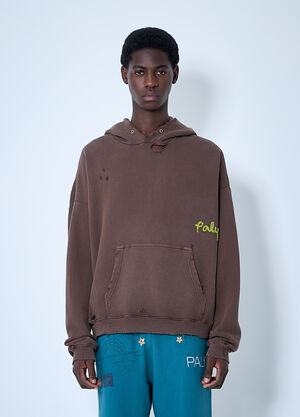 Paly Blank Hooded Sweatshirt Brown pal0160004